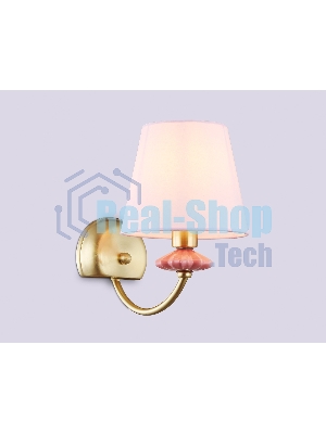 Настенный светильник Ambrella light LH75027 GD/PI золото/розовый E14 max 40W 240*150*240