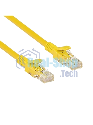 Патч-корд ExeGate UTP-RJ45-RJ45-C6-2M-YL, UTP, cat.6, 2м, желтый