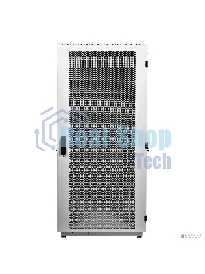 Шкаф телеком. напольный 42U (600x1000) дверь перфорированная (ШТК-М-42.6.10-4ААА) (3 коробки)