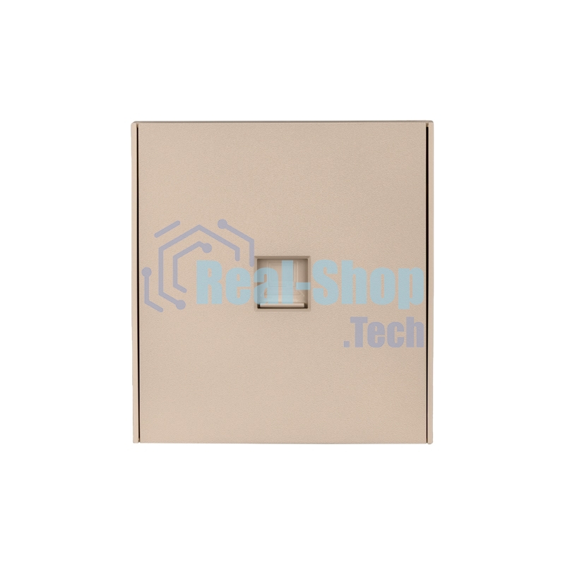 Розетка KRANZ STRONG компьютерная двойная RJ45+RJ45 кат6 с/у шелк