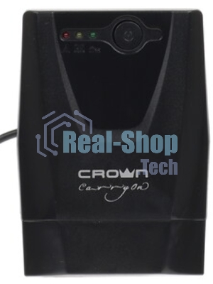 Источник бесперебойного питания Crown CMU-500X / 480 ВА / 240 Вт / Euro + IEC-320