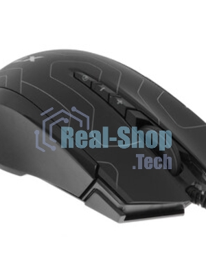 Мышь проводная A4Tech X89 Maze черный, 2400 dpi, USB, кнопки - 8
