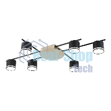 Потолочный светильник Ambrella light FL51756/6 BK/GD черный/золото GX53/6 max 12W 870*570*110