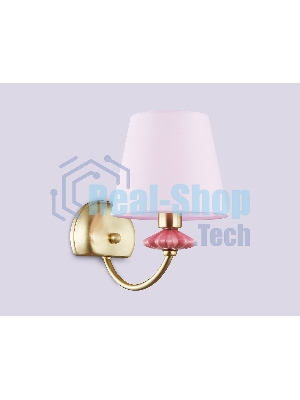 Настенный светильник Ambrella light LH75027 GD/PI золото/розовый E14 max 40W 240*150*240