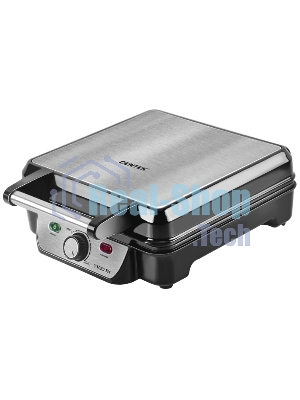 Вафельница Centek CT-1453 1100Вт Вафли- венские х4, 240х240мм, антипригарное покрытие, нерж сталь