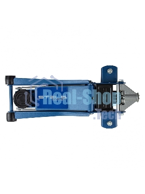 Домкрат гидравлический подкатной Stels 51136, быстрый подъем 3т low profile quick lift 75-515 мм про