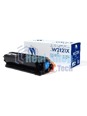 Картридж лазерный NVPrint совместимый NV-W2121X Голубой для HP Color LaserJet M555X/M555dn/M554dn/M578z/M578f/M578dn/M578c (10000k)