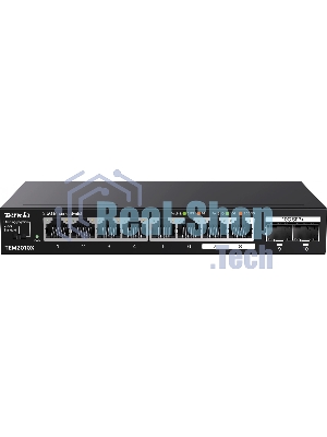 Коммутатор сетевой Tenda TEM2010X Настольное исполнение 8x10Base-T/100Base-TX/1000Base-T 2xSFP+ 12 Вт TEM2010X