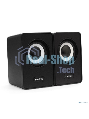 Акустическая система 2.0 ExeGate EX287054RUS Disco 120 (питание USB, 2х3Вт (6Вт RMS), 100-20000Гц, черный)