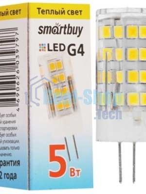 Светодиодная (LED) лампа Smartbuy-G4-2W/3000/G4