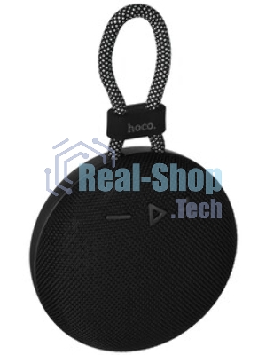 Портативная колонка круглая HOCO BS60, черный