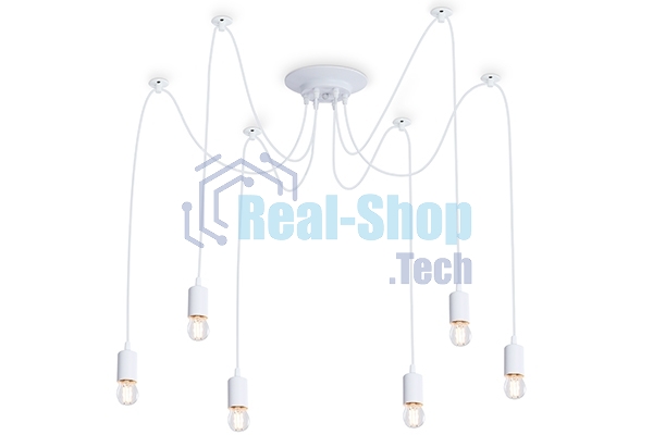 Светильник Ambrella light TR8177/6 WH белый E27*6 max 40W D630*910