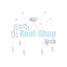 Светильник Ambrella light TR8177/6 WH белый E27*6 max 40W D630*910
