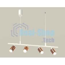 Светильник Ambrella light XB9001300/4 SWH/PPG белый песок/золото розовое полированное MR16 GU5.3 (С9001, С6326, N6101)