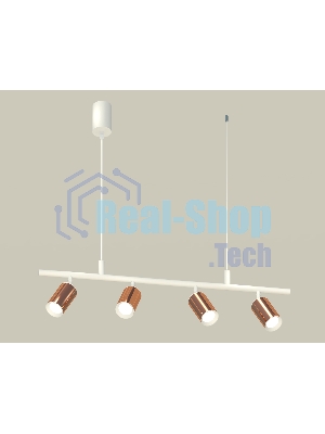 Светильник Ambrella light XB9001300/4 SWH/PPG белый песок/золото розовое полированное MR16 GU5.3 (С9001, С6326, N6101)