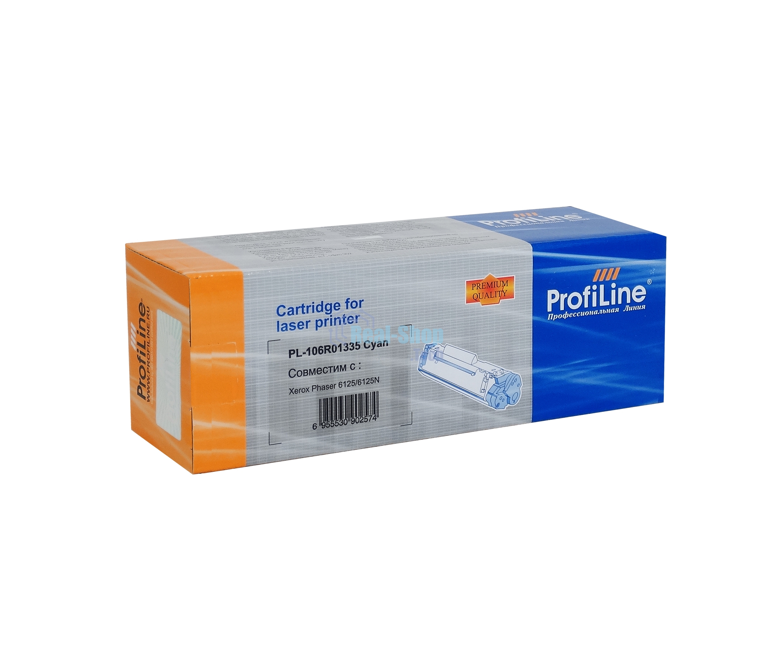 Картридж лазерный ProfiLine PL-106R01335 для принтеров Rank Xerox Phaser 6125/6125N Cyan 1000 копий