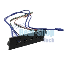 Планка USB на переднюю панель ExeGate U5H-614, 5.25