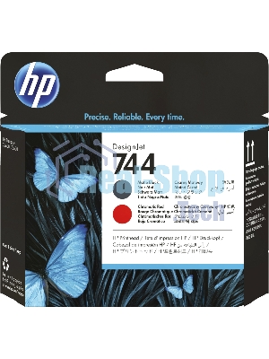 Печатающая головка HP 744 Matte Black & Red Printhead