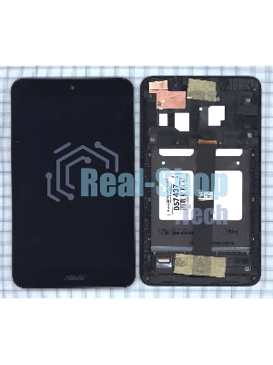 Модуль (матрица + тачскрин) для Asus MeMo Pad 8 ME181 ME181C черный с рамкой