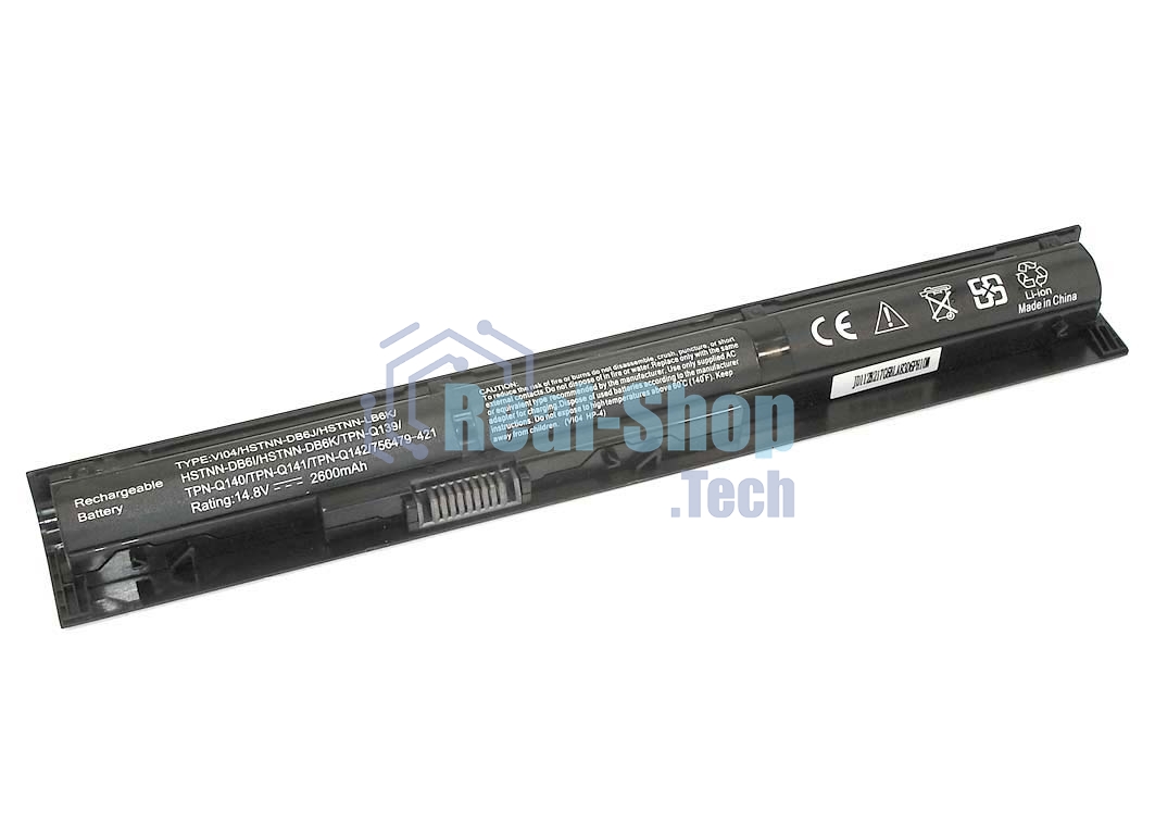 Аккумуляторная батарея для ноутбука HP Envy 15 2600mAh OEM черный