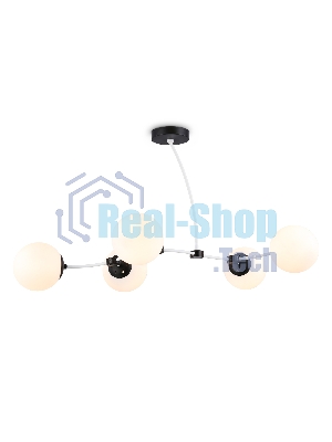 Светитльник Ambrella Light TR2546/5 WH/BK белый/черный E27/5 max 60W 950*600*450