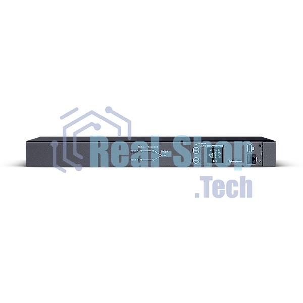 Блок распределения питания ATS CyberPower PDU24005(PDU20MHVIEC10AT) 1U type, 16Amp, plug IEC 320 C20, (8) IEC 320 C13 (2) IEC 320 C19
