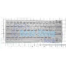 Клавиатура для ноутбука Sony Vaio VPC-SD VPC-SB серебристая