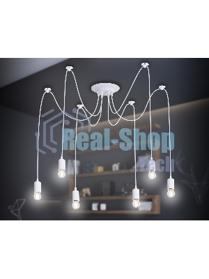 Светильник Ambrella light TR8177/6 WH белый E27*6 max 40W D630*910