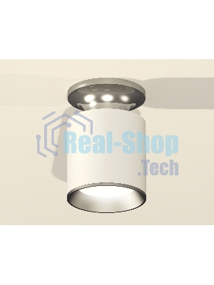 Светильник Ambrella Light XS6301140 SWH/PSL белый песок/серебро полированное MR16 GU5.3 (N6903, C6301, N6104)