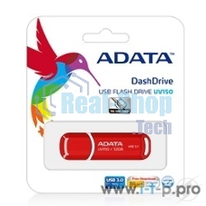 Флешка USB ADATA UV150 (AUV150-32G-RRD), 32Gb, USB 3.0, R/W 35/10, красный
