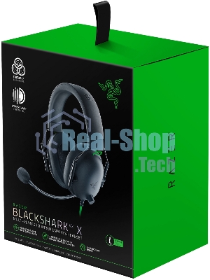 Гарнитура Razer Blackshark V2 X чёрный, проводная, 3.5 мм
