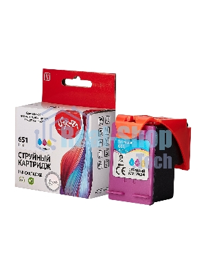 Картридж струйный Sakura C2P11AE (№651 Tri-colour) для HP, триколор, 18 мл.