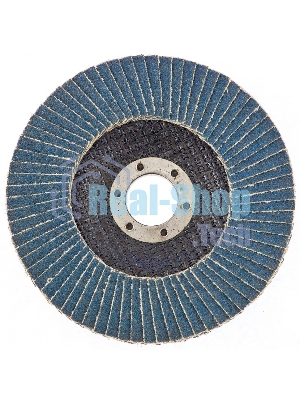 Круг лепестковый торцевой КЛТ-1, ZK10XW (цирконий), зерн. 25Н(P60), 125 х 22,2 мм, (БАЗ) Россия