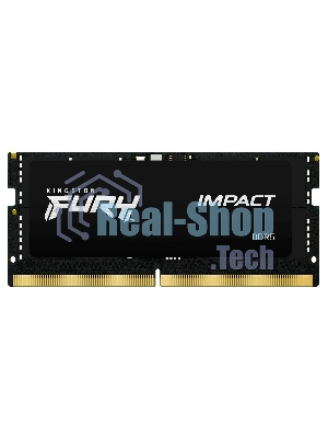 Оперативная память Kingston Fury Impact, DDR5, 32GB (2x16GB), 5600MHz, CL40, SO-DIMM