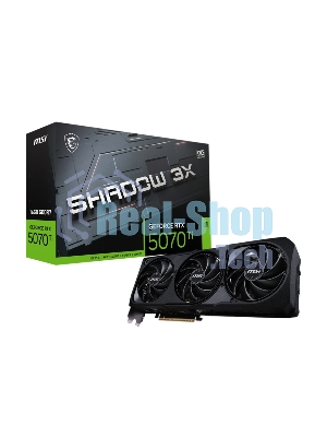 Видеокарта MSI PCIE16 RTX 5070TI 16Gb RTX 5070 Ti 16G SHADOW 3X OC