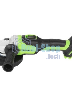 Угловая шлифовальная машина аккумуляторная GreenWorks GD24AG, 24V, бесщеточная без АКБ и ЗУ (3200207)