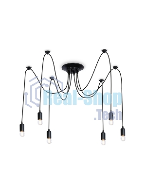 Светильник Ambrella light TR8178/6 BK черный E27 max 40W D630*910