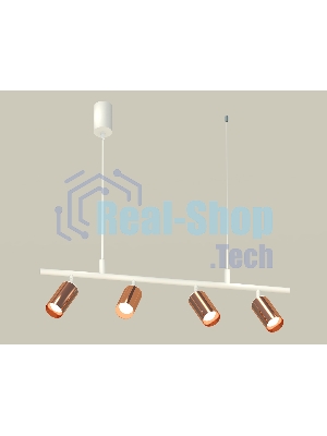 Светильник Ambrella light XB9001330/4 SWH/PPG белый песок/золото розовое полированное MR16 GU5.3 (С9001, С6326, N6135)