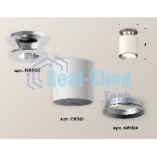 Светильник Ambrella Light XS6301140 SWH/PSL белый песок/серебро полированное MR16 GU5.3 (N6903, C6301, N6104)