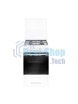 Плита газовая Gefest ПГ 3200-05 белый, конфорок 4 шт, духовка 42 л, 50 см x 85 см x 57 см