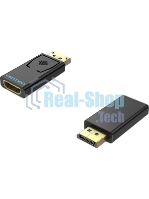 Адаптер-переходник Vention DisplayPort 20M > HDMI F