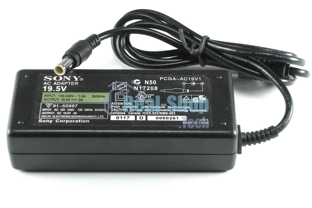 Блок питания (сетевой адаптер) для ноутбуков Sony Vaio 19.5V 3.3A 6.5pin HC