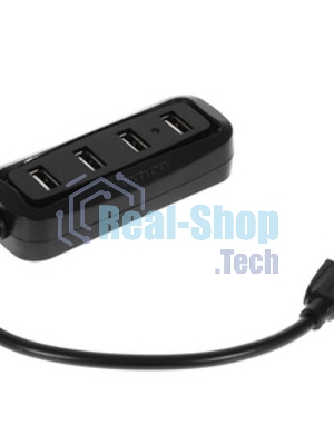 USB-концентратор Vention VAS-J43-B015, USB 2.0, USB 4 порта, USB