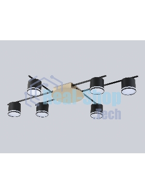 Потолочный светильник Ambrella light FL51756/6 BK/GD черный/золото GX53/6 max 12W 870*570*110
