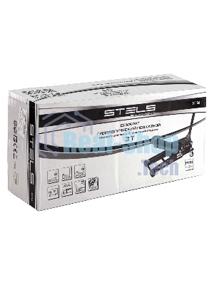 Домкрат гидравлический подкатной Stels 51136, быстрый подъем 3т low profile quick lift 75-515 мм про