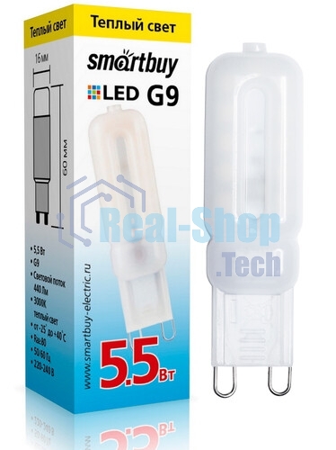 Светодиодная (LED) Лампа Smartbuy-G9-2W/3000/G9