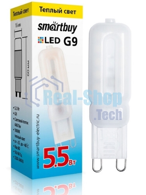 Светодиодная (LED) Лампа Smartbuy-G9-2W/3000/G9