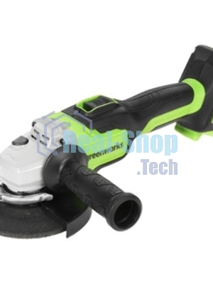 Угловая шлифовальная машина аккумуляторная GreenWorks GD24AG, 24V, бесщеточная без АКБ и ЗУ (3200207)