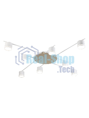 Потолочный светильник Ambrella light FL51759/8 WH/GD белый/золото GX53/8 max 12W 870*870*95