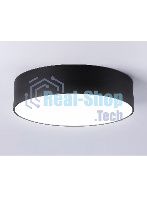 Потолочный светодиодный светильник Ambrella light FV5522 BK черный LED 26W 4200K D220*58 (Без ПДУ)